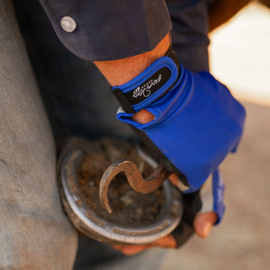 The Staple Blue UPF50+ Gloves